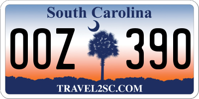 SC license plate OOZ390