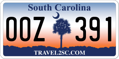 SC license plate OOZ391