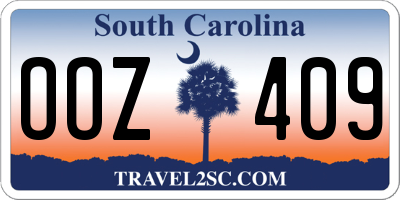 SC license plate OOZ409