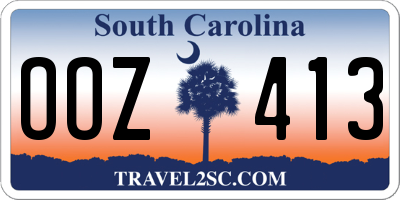 SC license plate OOZ413