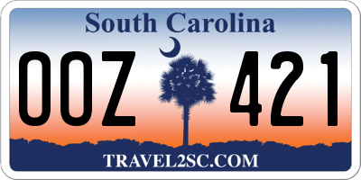 SC license plate OOZ421