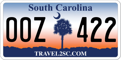 SC license plate OOZ422