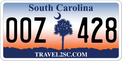 SC license plate OOZ428