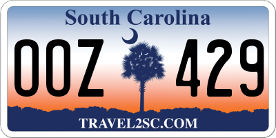 SC license plate OOZ429