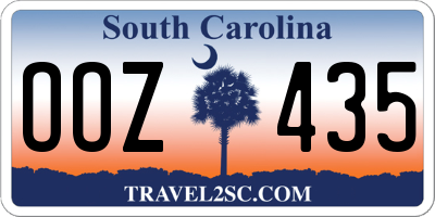 SC license plate OOZ435