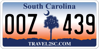 SC license plate OOZ439