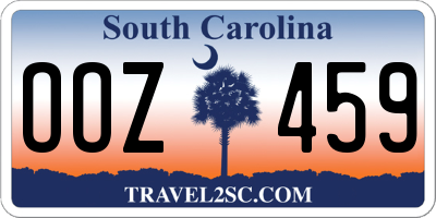 SC license plate OOZ459