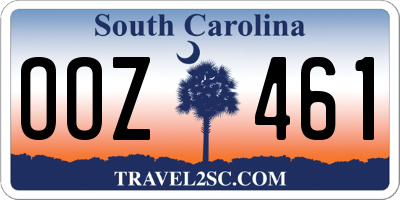 SC license plate OOZ461