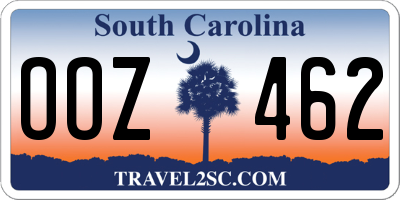 SC license plate OOZ462