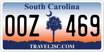 SC license plate OOZ469