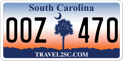 SC license plate OOZ470