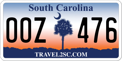 SC license plate OOZ476