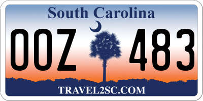 SC license plate OOZ483
