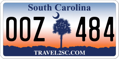 SC license plate OOZ484