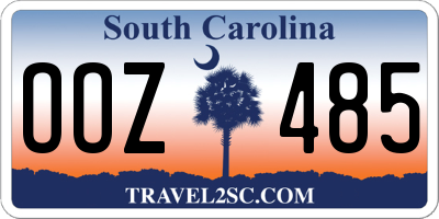 SC license plate OOZ485