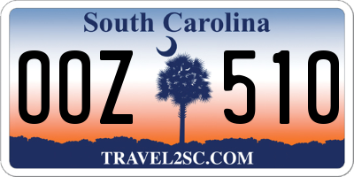 SC license plate OOZ510