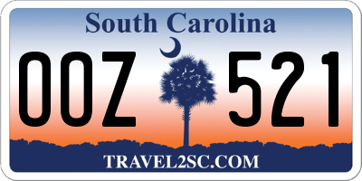 SC license plate OOZ521