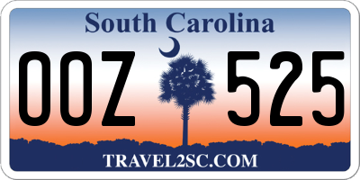 SC license plate OOZ525
