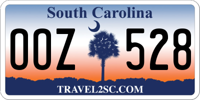 SC license plate OOZ528