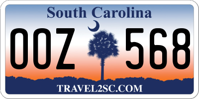SC license plate OOZ568