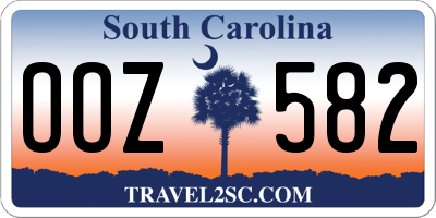 SC license plate OOZ582