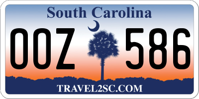 SC license plate OOZ586