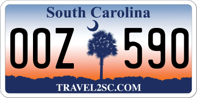 SC license plate OOZ590