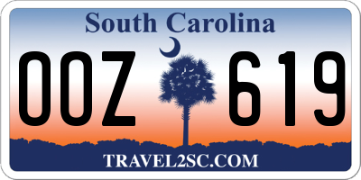 SC license plate OOZ619
