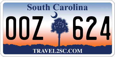 SC license plate OOZ624