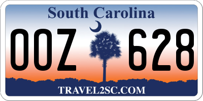 SC license plate OOZ628