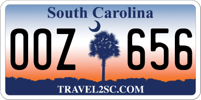 SC license plate OOZ656