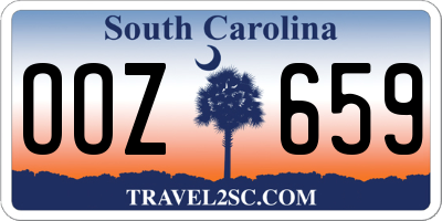 SC license plate OOZ659