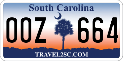 SC license plate OOZ664