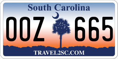 SC license plate OOZ665