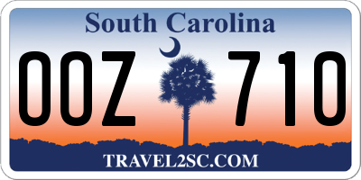 SC license plate OOZ710