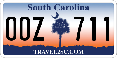 SC license plate OOZ711