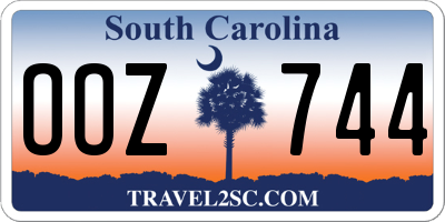 SC license plate OOZ744