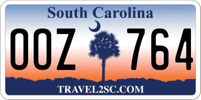 SC license plate OOZ764