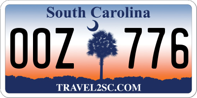 SC license plate OOZ776