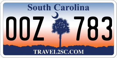 SC license plate OOZ783