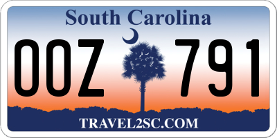 SC license plate OOZ791
