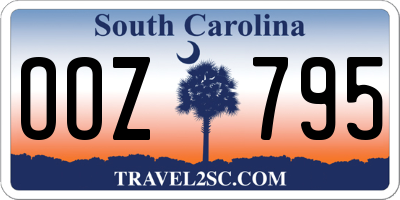 SC license plate OOZ795