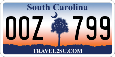 SC license plate OOZ799