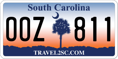 SC license plate OOZ811