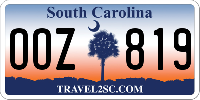 SC license plate OOZ819