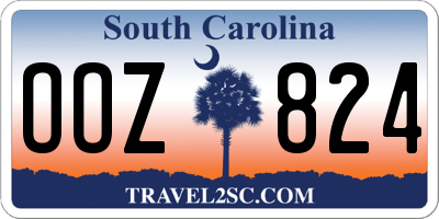 SC license plate OOZ824