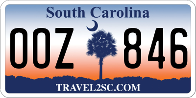 SC license plate OOZ846