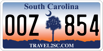SC license plate OOZ854