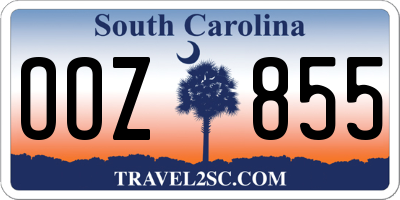 SC license plate OOZ855