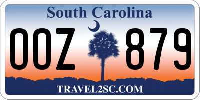 SC license plate OOZ879